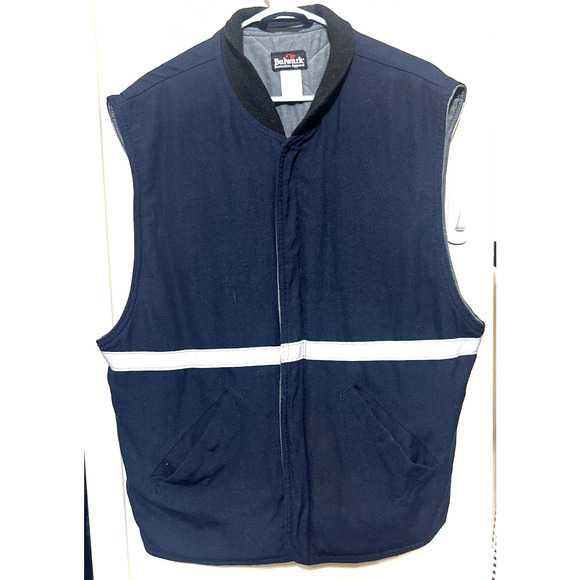 Bulwark FR Insulated Vest Fire Retardant Workwear Safety Gear - Men's XXL - Picture 1 of 9
